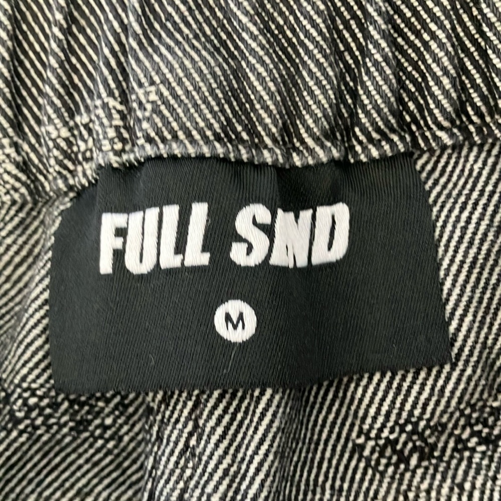 FULL SEND Black and White Slim Fit Pants - Picture 5 of 8